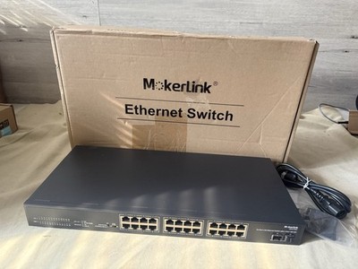 MokerLink 24 Port 2.5G Ethernet Network Switch, 2x10G SFP, 24x2.5G Base-T Ports