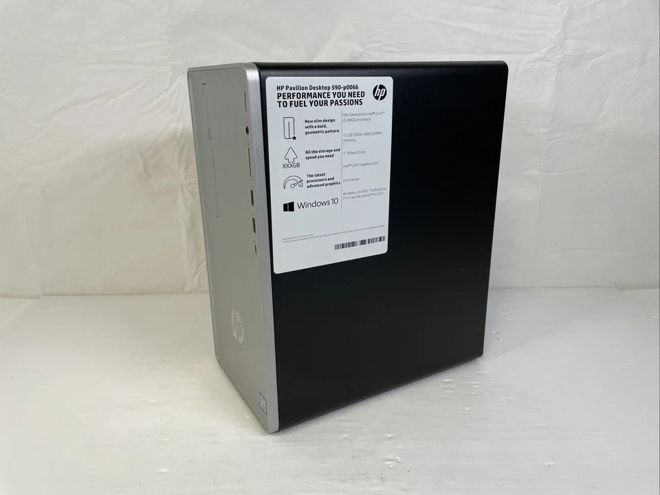 HP Pavilion 590-p0050 Intel core i5-8400 @ 2.80GHz 12 GB Ram 1 TB HDD Win 11 - Image 4 of 4