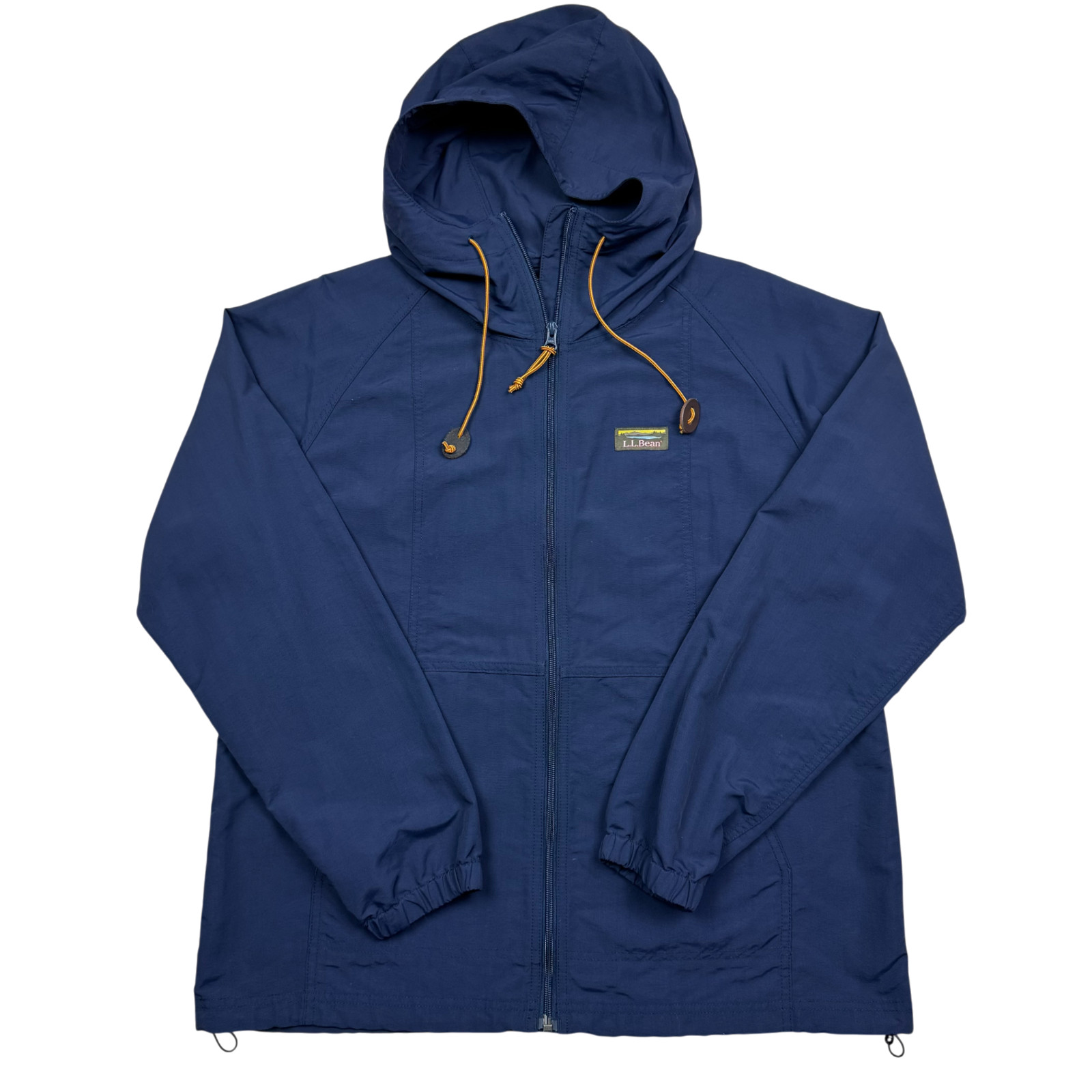 LL Bean Women's Mountain Classic Full Zip Jacket Navy Blue Size L