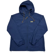 LL Bean Women's Mountain Classic Full Zip Jacket Navy Blue Size L