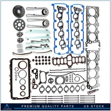 1997-1999 For Ford E-150 Econoline 4.6L Full Gasket Set Bolts Timing Chain Kit