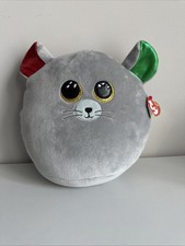 Ty Beanie Baby Squish-A-Boos Chipper The Christmas Mouse 9" Tall Plush