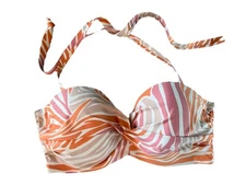 Sunseeker US 36D Underwire Women's Halter Bikini Swim Top