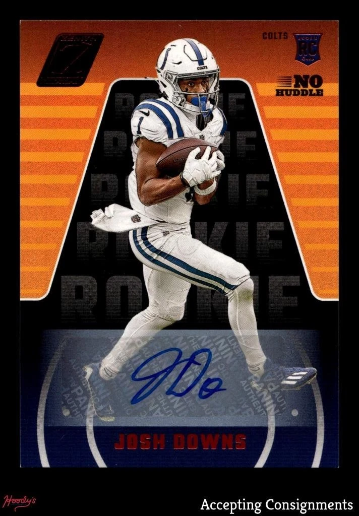 Josh Downs Panini Zenith #159 Autograph-No Huddle