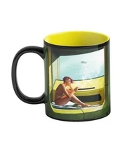 Cyberpunk 2077 V & Edward Hopper Mug Ceramic Heat Sensitive GoodLoot Game Art