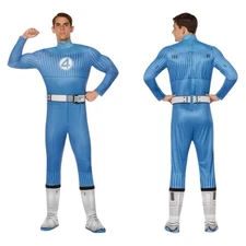 Spirit Halloween The Fantastic Four Adult Mr. Fantastic Costume Size Vary (L)