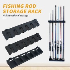 Pool Cue Rack Wall Mounted Hanging 6 Cues Stick Holder Stand Snooker Organizer