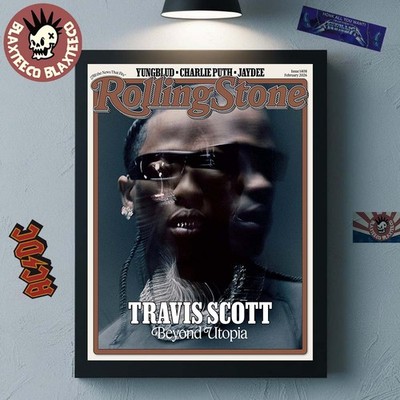 Travis Scott Rolling Stone Beyond Utopia Issue 1408 Poster Unframed