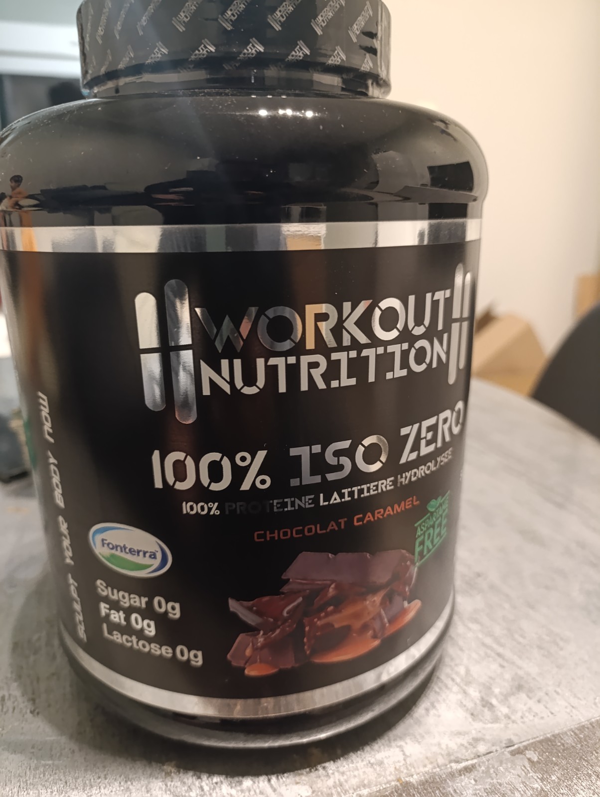 Isolate de whey hydrolysée sans sucre pot de 900g pour la nutrition et musculation sportive