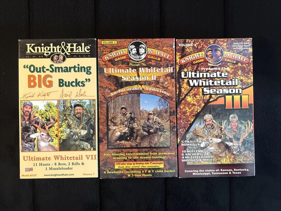 12 Deer Hunting VHS Knight & Hale Prime Time Bucks Tree Stand Safety Whitetail - Image 2 of 4