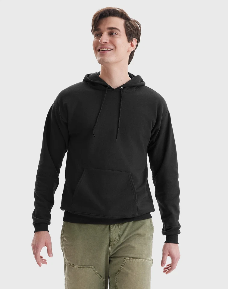 Hanes EcoSmart Unisex Fleece Hoodie (Big & Tall Sizes Available)