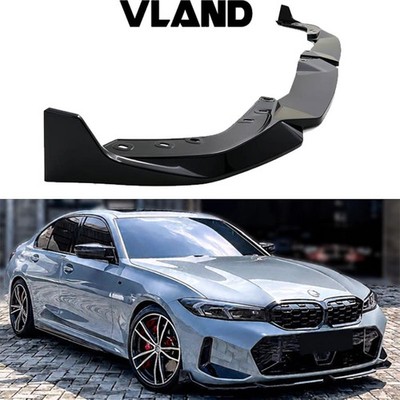 Gloss Black LCI MP Style Front Bumper Lip For 2023-26 BMW M340i 330i M Sport G20