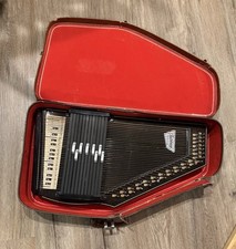 Vintage Oscar Schmidt Autoharp Style 73 - Project/Repair - 1965 Manuals  Case