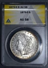 1879-O $1 MORGAN SILVER DOLLAR KM# 110 ANACS AU 58 A7831