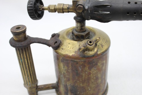 F x3 Vintage Brass Blow Torches, Inc. Georgiann, Optimus No.406, Max Sievert etc - Picture 20 of 23