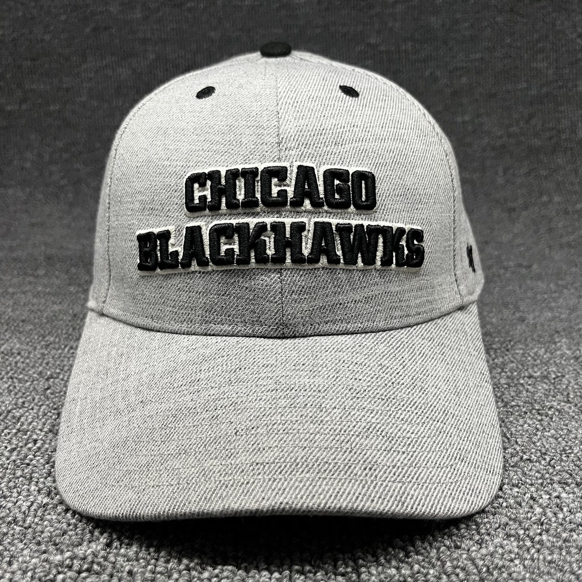 Chicago Blackhawks '47 MVP Hat Gray Herringbone Adjustable NHL Cap