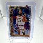 2024-25 Topps Holiday LeBron James Los Angeles Lakers Autographed Insert Card