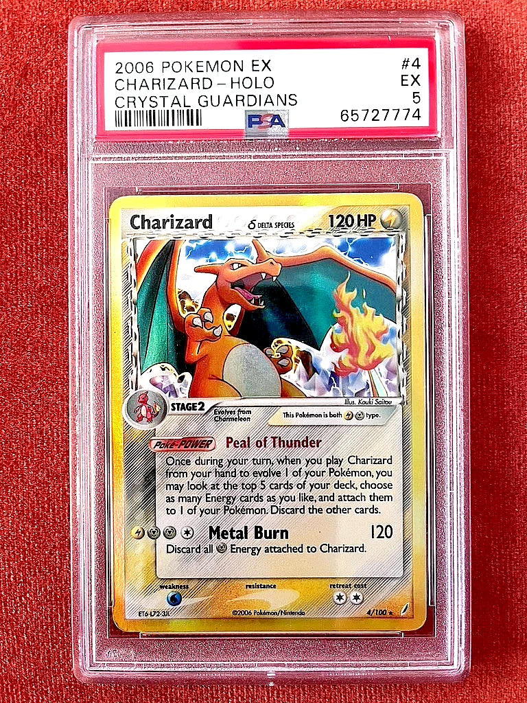 Charizard Pokémon TCG Professional Sports Authenticator (PSA) EX