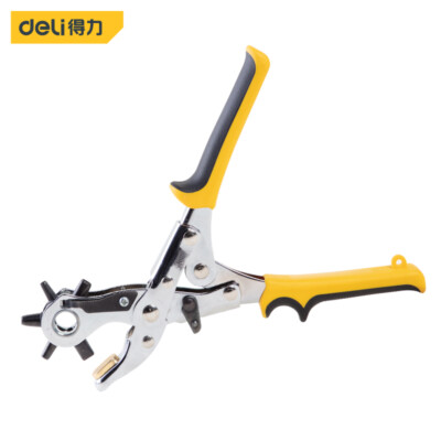 deli 9 inch Punching Forceps Leather Belt Hole Puncher Pliers Hook Clamp Hole