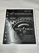 Service Shop Repair Manual 2004-2007 Honda TRX400F TRX400FGA Fourtrax Rancher AT