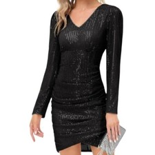 Kancy Kole Sequin Bodycon Mini Dress