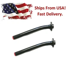 2 Pack JSP Manufacturing Missing Cap Gas Can Replacement Spouts Rubber Spout