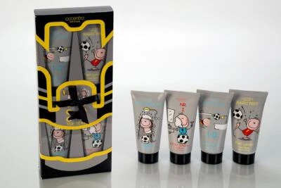 MATRASA Badeset Rotzfrech im Schuhdesign - Fußball WM Design - Duschset für Jungen - TOP