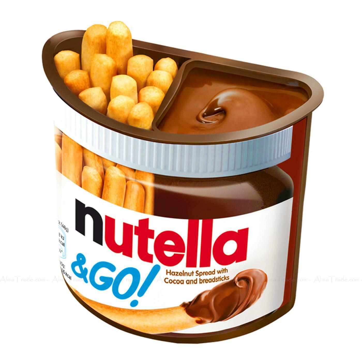 Nutella GO 52g - Boite de 12 pots de Nutella GO