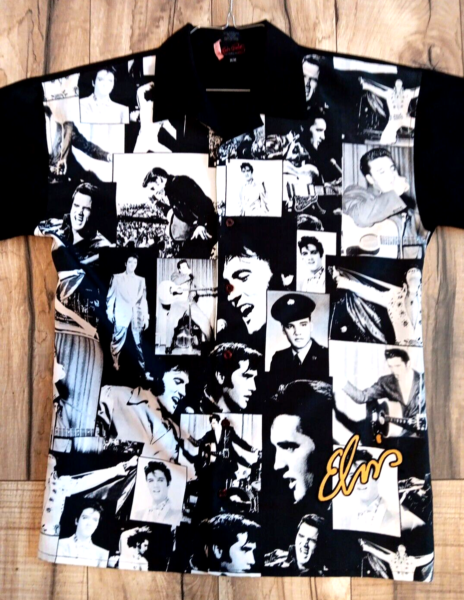 トップス Elvis Presley design poly shirt Amazon.com: Elvis Presley Official Retro Short Sleeve T