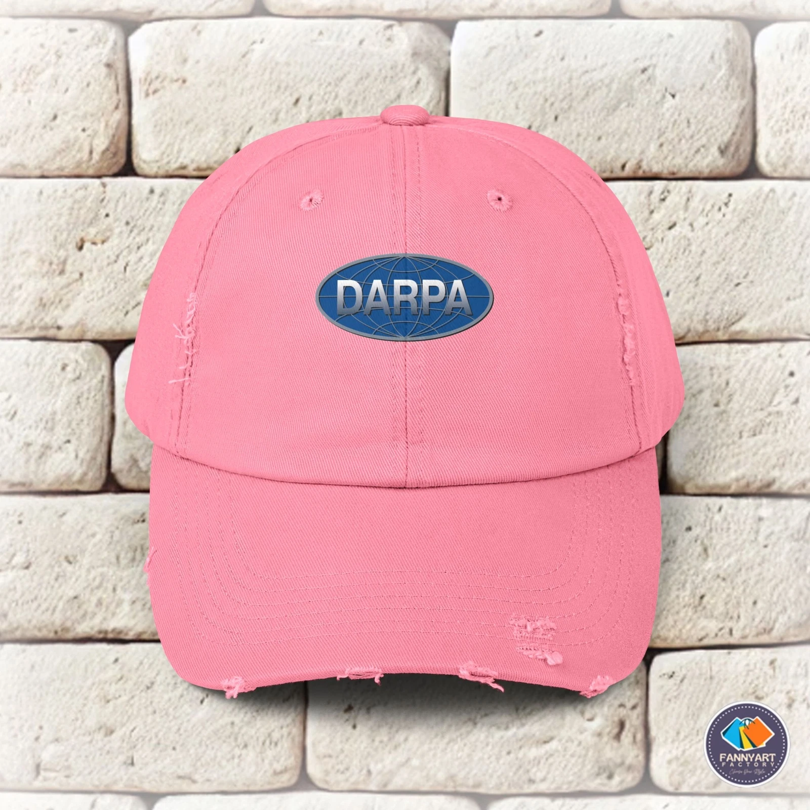 DARPA Emblem Unisex Distressed Cap