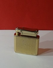 Altes IBELO Benzinfeuerzeug hartvergoldet Lighter Brennt!