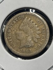 1863 Indian Head Cent - Copper-Nickel - As Shown! (#0764)