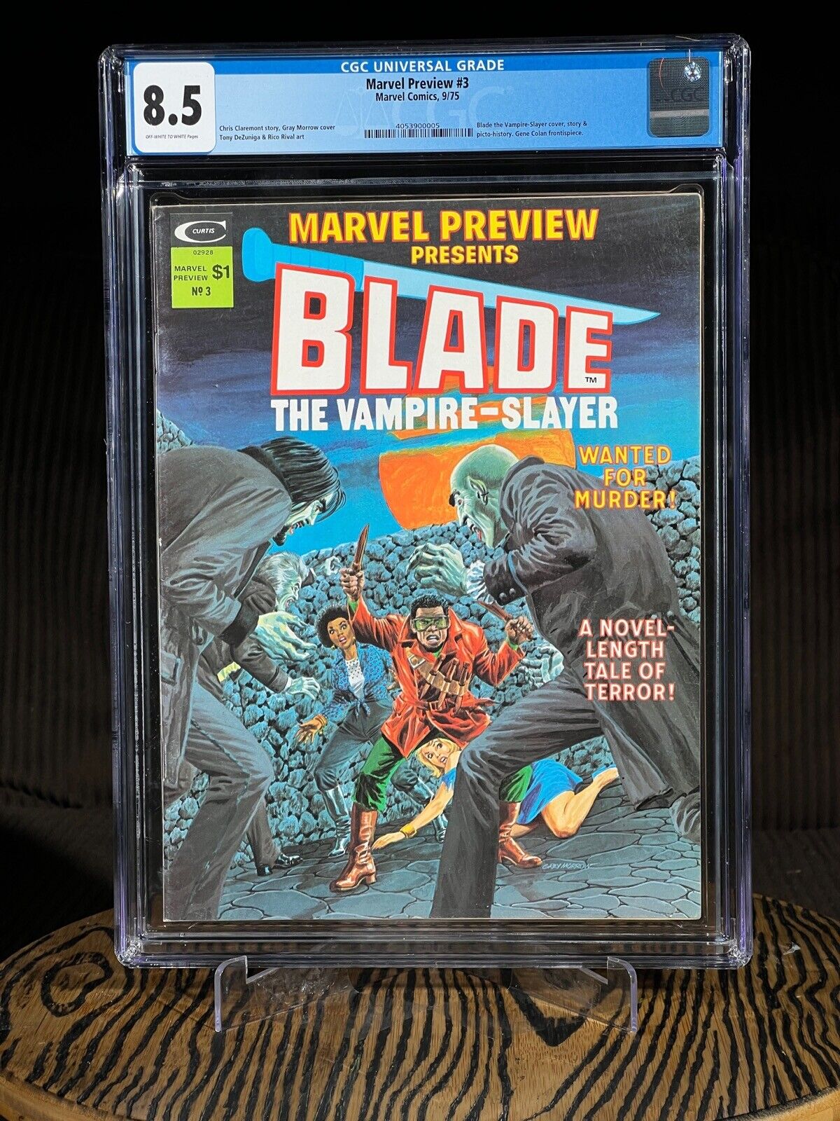 MARVEL PREVIEW #3 CGC 8.5 Presents BLADE Vampire Slayer 1975 Key 1st Appearance
