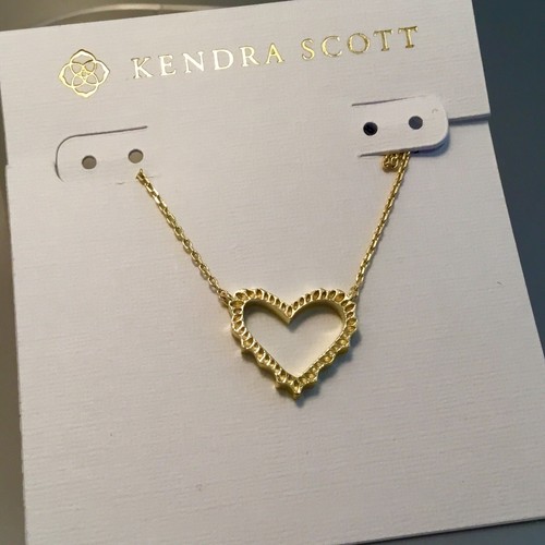 Kendra Scott Sophee Heart Pendant Gold 