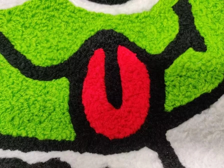 KanKan Best Friends Frog Shaped Floor Mat Washable Area Runner Rug for Living Room