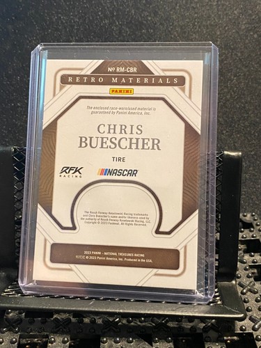 Chris Buescher 2023 National Treasures Retro Materials - Tire #31/99 - - Picture 2 of 2