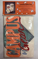 Campus Gear Vintage Canvas Laundry Bag  Duffel Satchel Tote New