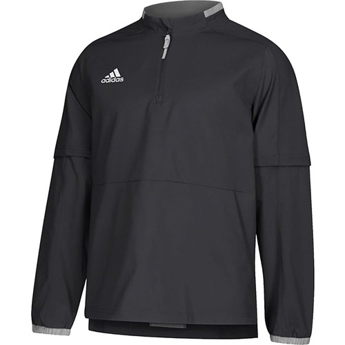 Adidas Fielder's Choice Batting Cage Jacket with Convertible Sleeves