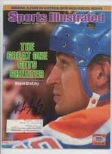 Wayne Gretzky Signed Sports Illustrated SI Magazine February 18, 1985 PSA/DNA au