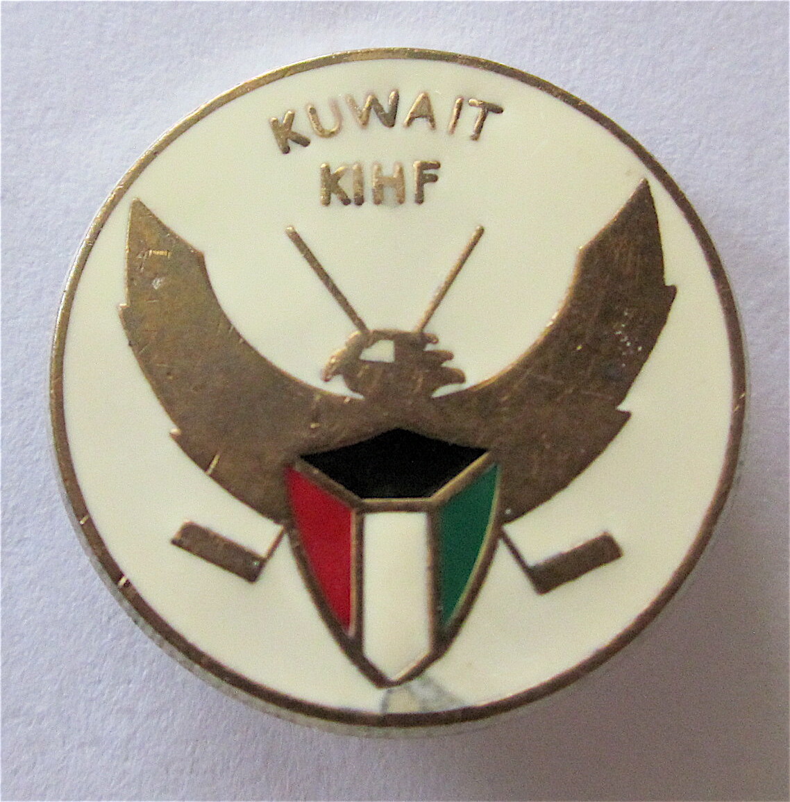 KIHF KUWAIT ICE HOCKEY FEDERATION PIN eBay