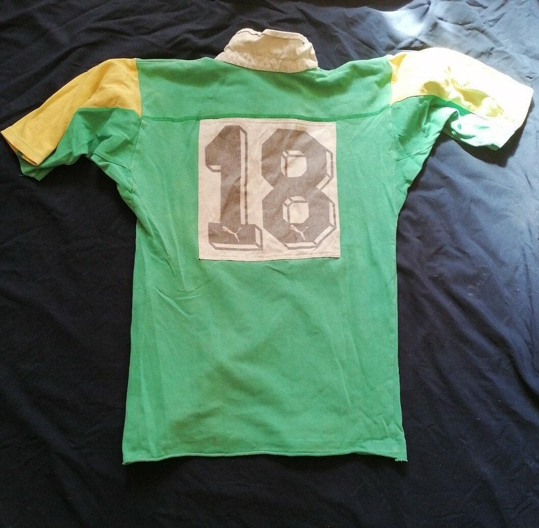Maillot Rugby Vintage Rugby Club Mandelieu, Numéro 18, Bleu, Taille Unique