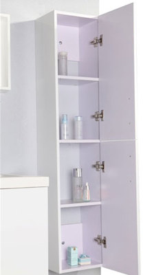 Meuble Vasque Salle De Bain 120 Cm Blanc - Simba White Malibu