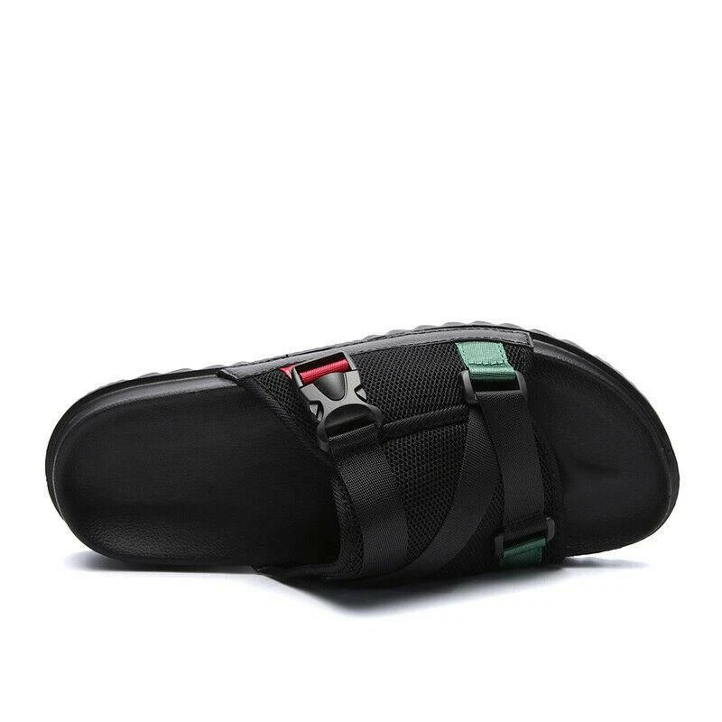 Hombres Caminar Deportes Sin Cordones Planos Transpirables Informales Verano Playa Zapatillas Zapatos Foto 4 de 4