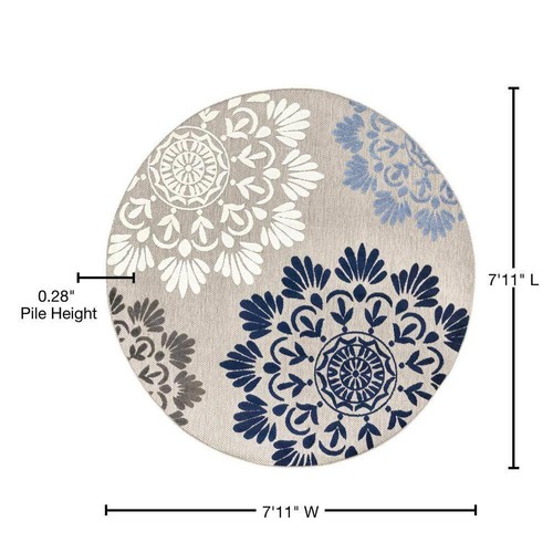 Tayse Rugs Indoor/Outdoor Area Rug 95