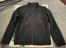 Only & Sons Zip Through Fleece With Nylon Pat...