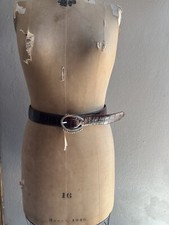 Brighton Brown Snake Leather Belt Size L/34Made in USA Great Condition