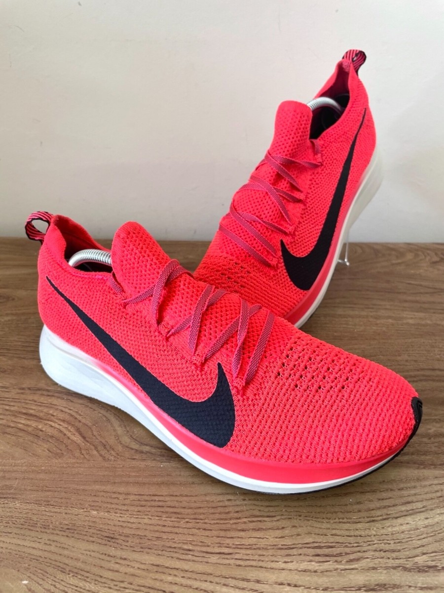 Nike Zoom Fly FK Flyknit Bright Crimson Red Running Walking Trainers UK 7  EU 41 | eBay UK