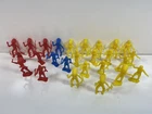26 Vintage 1960 Marx Fort Apache Soft Plastic Toy Native American Indian Figures