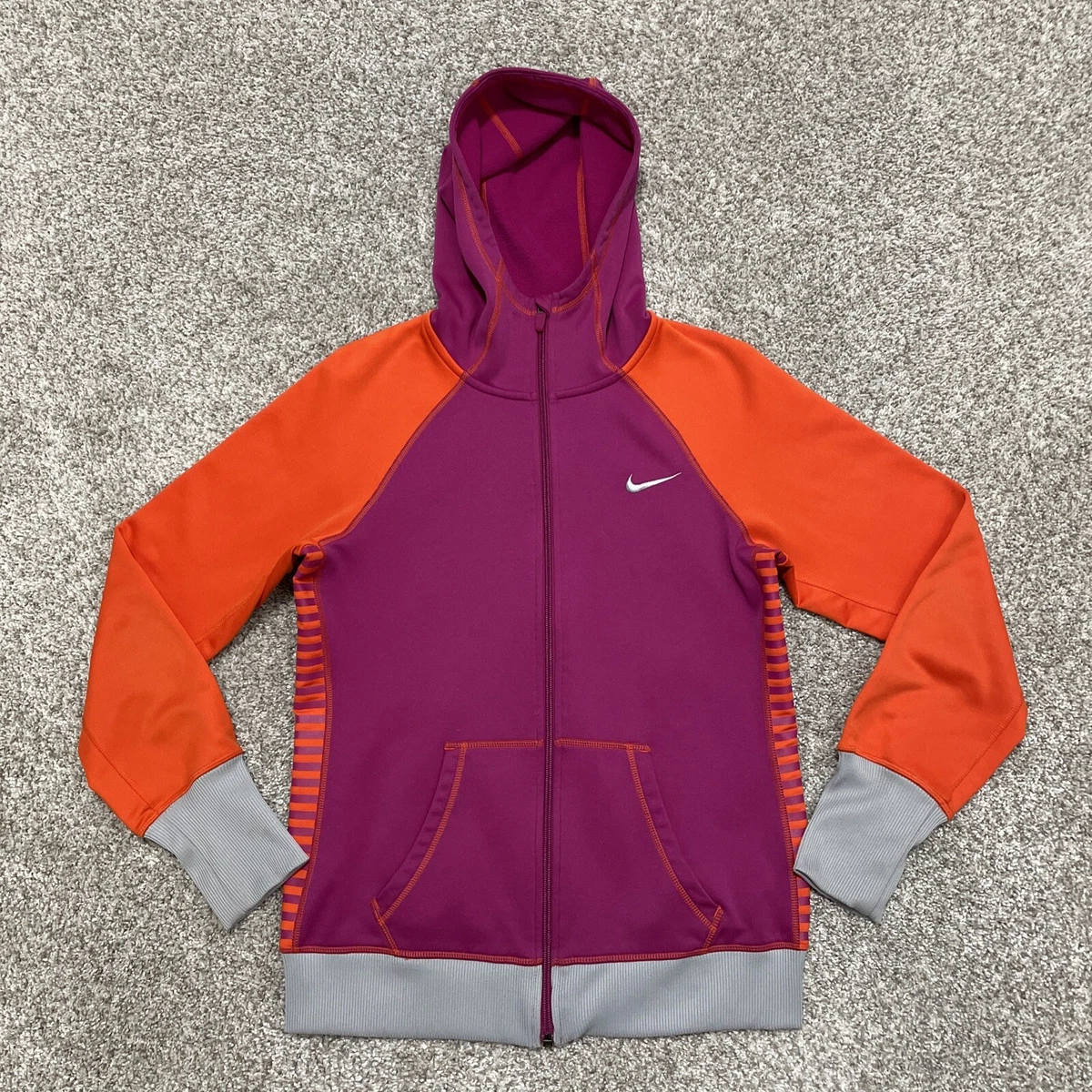 Nike mini metallic swoosh oversized pastel purple hoodie new arrivals