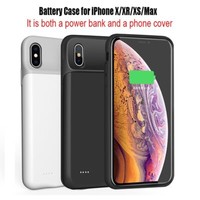 Battery Charger Case for iPhone X XR XS Max Smart External Power Bank Cover